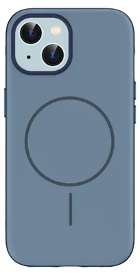 Image de Coque arrière colorée imoshion avec anneau MagSafe fin pour l'Apple iPhone 15 - Bleu foncé