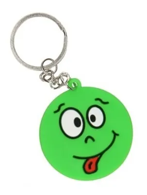 Produktbild von Schlüsselanhänger Emoji grün 4,5 cm