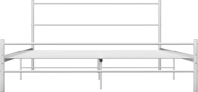 Produktbild von "im Sonderangebot"Bettgestell - CLORIS - Doppelbett - Robust und langlebig - Weiß Metall 140×200 cm - Einfache Montage -  - NeuMöbel3379022