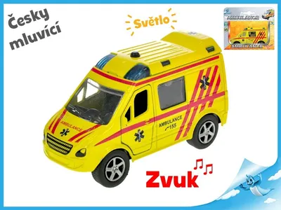 Obrázek produktu pro 2-sly-Die-Cast odstoupení ambulance NL Light and Sound