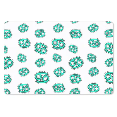 Produktbild von MuchoWow® Schreibtischunterlage Krebs - Astrologie - Tierkreiszeichen - Design 60x40 cm - XXL Mauspad - Großes Mauspad