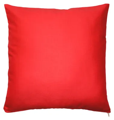 Produktbild von Kissenbezug 60x60 cm Feuer Rot Reißverschluss Kissenhülle 100% Baumwolle