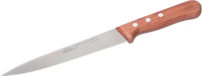 Produktbild von STUBAI  Küchenmesser ohne Wellenschliff, 180 mm, scharfes Haushaltsmesser mit Edelholzgriff, Klinge aus Edelstahl, rostfrei, spülmaschinenfest
