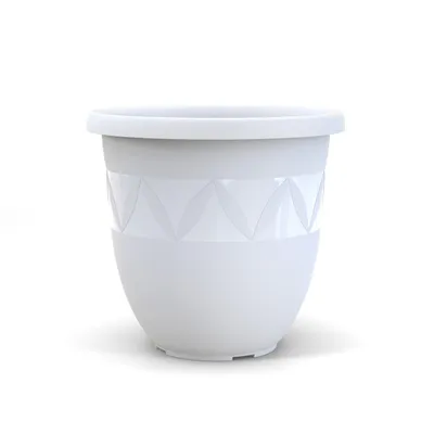 Produktbild von Plastard Blumentopf Capri Ø 47x41 cm Weiß - Pflanzkübel Übertopf Pflanztopf