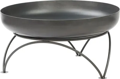 Produktbild von Feuerkorb Feuerschale Garten Pan 8 Gartenfeuer 60 70 80 cm unlackiert : 'EN00458N-80cm'