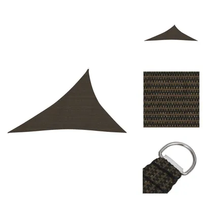 Produktbild von vidaXL Sonnensegel 160 g/m² Braun 3x4x5 m HDPE -  Sonnenschirme & Sonnenschutze