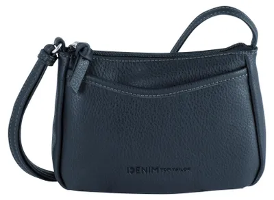 Productafbeelding van TOM TAILOR Denim Cilia dameshandtas, kleine blauwe schoudertas/crossbodytas