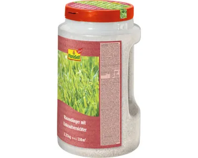 Produktbild von Rasendünger mit Unkrautvernichter FloraSelf Select 2,25 kg für ca. 110 m²