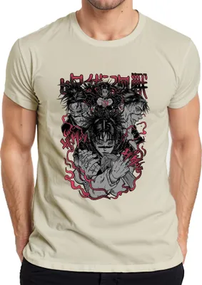 Obrázek produktu pro 呪術廻戦 Sukuna Yuji Megumi Anime Manga Gift Anime Aesthetics Pánské tričko, Nature, S