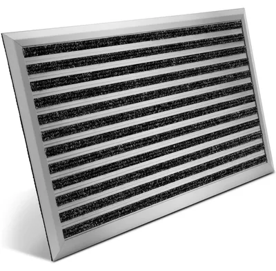 Produktbild von Bomoe XXL Fußmatte Außen AluGant, 60x90cm, Silber
