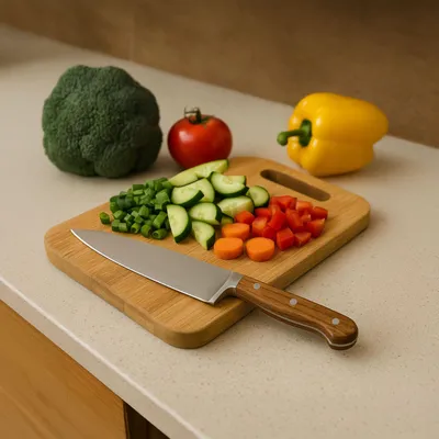 Immagine prodotto di Coltello da chef ELEGANCIA, acciaio inox, 33 cm