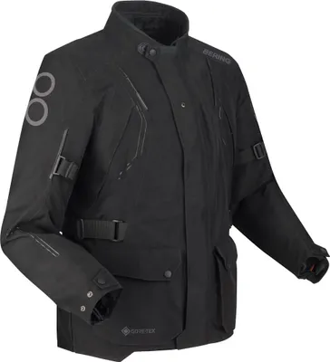 Produktbild von Bering Lakefield GTX wasserdichte Motorrad Textiljacke, schwarz, L