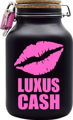 Produktbild von Spardose Geld Geschenk Ideen Luxus Cash Schwarz Größe XXL 3 Liter