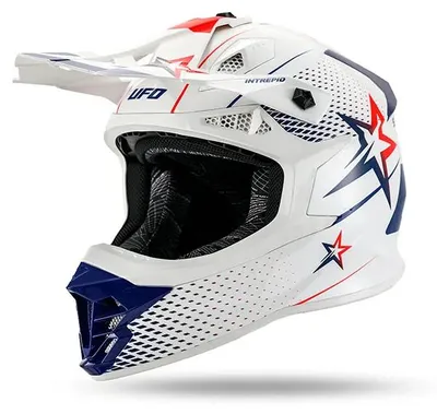 Imagen del producto de Casco todoterreno UFO Intrepid, color blanco, talla M