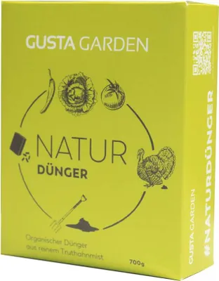 Produktbild von Naturdünger aus Truthahnmist (700 g) | Dünger von Gusta Garden