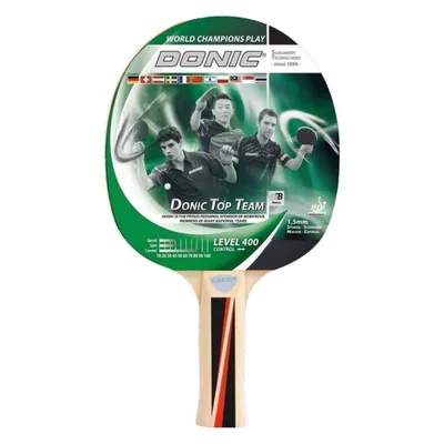 Image de Donic-Schildkröt Raquette de ping-pong TOP TEAMS 400, manche anatomique