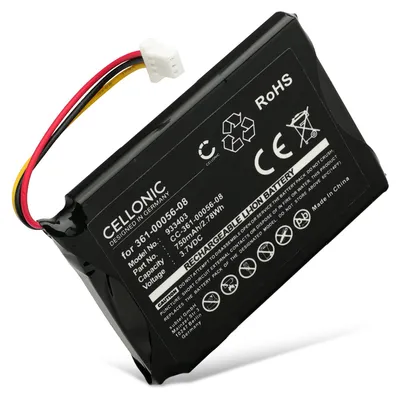 Produktbild von subtel 1x Akku für Navigation Kompatibel mit Garmin Camper 780, Camper 770 LMT-D, Drive 61 LMT-S, 361-00056-08 - (750mAh, 3.7V)