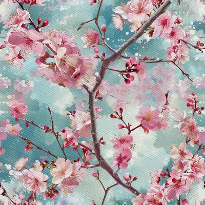 Image de OUTDOOR DECOSTOFFS OXFORD - Motif printemps I DX7388