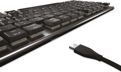 Produktbild von Cherry TAS MX 10.0N RGB Corded DE-Layout schwarz GAMING