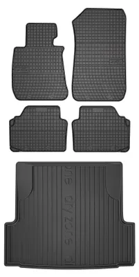 Immagine prodotto di Tappetini gomma SolidPRO + baule DryZone per BMW 3 E91 2004-2011 5 pezzi