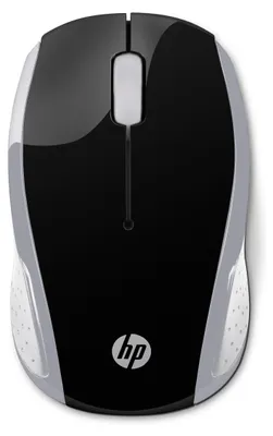 Obrázok produktu pre HP Maus 200 Kabellos USB-A 3-Tasten Silber/Schwarz
