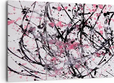 Produktbild von Bild auf Leinwand - Leinwandbild - Abstraktion modern - 165x110cm - Wand Bild - Wanddeko - Leinwanddruck - Bilder - Kunstdruck - Wanddekoration - Leinwand bilder - Wandkunst - CE165x110-3891