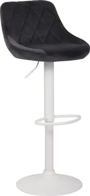 Produktbild von Barhocker HLO-CP268 Samt weiß dunkelgrau