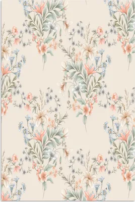 Produktbild von MuchoWow® Poster Blumen - Rosa - Blätter 60x90 cm - Wanddekoration