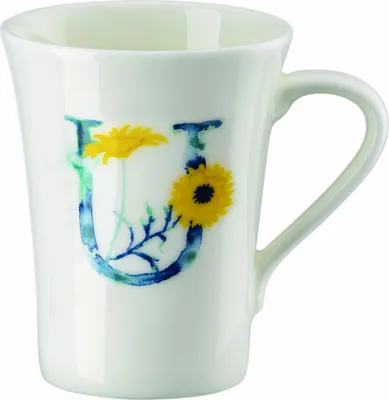 Immagine prodotto di Hutschenreuther Flower Alphabet U-Ursinia Becher mit Henkel Bone China 02048-727400-15505