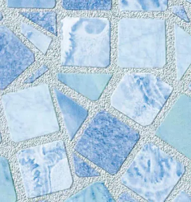 Produktbild von Klebefolie - Möbelfolie selbstklebend Mosaik blau Nachbildungfolie 0,45 m x 15 m