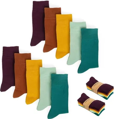 Produktbild von Footnote Baumwollsocken - hochwertig, atmungsaktiv,  - 10 Paar
