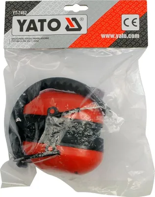 Produktbild von Yato YT-7462, Schwarz, Orange, Schaum, Kunststoff, Kopfband, 26 dB, CE, 233 g