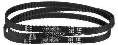 3x 154XL Zahnriemen 77 Zähne, 10 mm breit, 5,08 mm Teilung