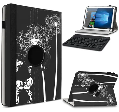 Produktbild von Tablet Hülle Tastatur Tasche 10 10.1 10.3 10.4 10.5 Schutzhülle Bluetooth CaseFarbe 360 Uni:Motiv 12
