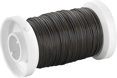 Produktbild von Blumendraht 0,35mmx100m schwarz Packung mit 5 Stück
