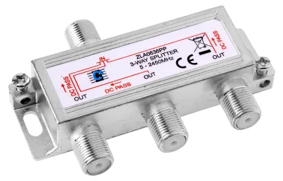 Obrázek produktu pro Anténní rozbočovač Cabletech 5-2450MHz 3x výstup, průchozí