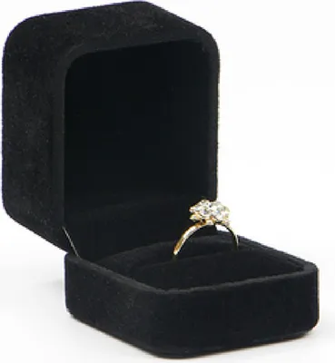 Image de INF Boîte à bijoux pour bague Le noir