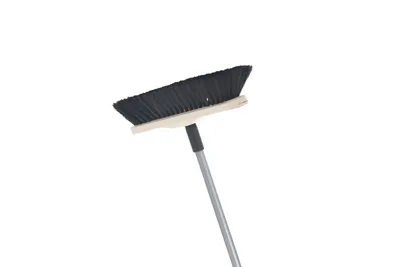 Immagine prodotto di Novaliv scopa in crine di cavallo con manico in pelo animale fine coda di pelo morbida scopa per interni scopa per spazzare scopa a mano manico telescopico (1, scopa per interni+manico)