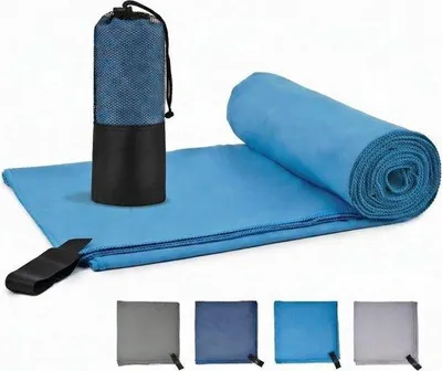 Produktbild von Famanu Microfaser Handtuch - superweich und extrem saugfähig - schnelltrocknend - waschmaschinenfest - multifunktionales Reisehandtuch - 40 x 80 cm