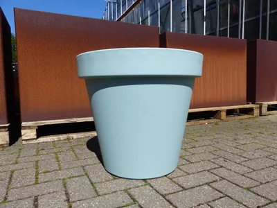 Produktbild von Pflanzkübel E&K, mint, rund Ø 60 cm, Pflanztopf Blumentopf Kübel XXL groß outdoor indoor