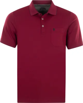 Produktbild von Hajo Shirt Kurzarm-Poloshirt Softknit mit Knopfleiste und Brusttasche in Regular Fit