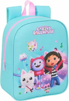 Produktbild von Schulrucksack Gabby's Dollhouse Blau Rosa 22 x 27 x 10 cm
