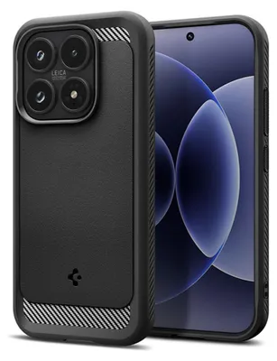 Produktbild von Spigen Rugged Armor, Cover, Xiaomi, 15T, 17,4 cm (6.83"), Schwarz