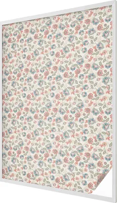 Obrázok produktu pre Vitrážová fólia na okno - 146x100 cm - vitrážový vzor - nepriehľadná dekoratívna fólia na ochranu súkromia - samolepiaca, UV ochrana - kvetinový vzor
