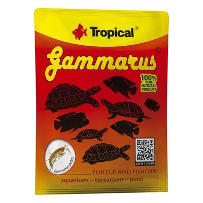 Obrázok produktu pre TROPICAL Gammarus 12g prírodné krmivo pre korytnačky, 6900301