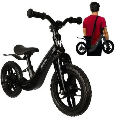 Obrázek produktu pro Běžky bez pedálů, černá barva, model Kruzzel 25767