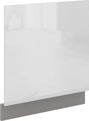 Produktbild von Frontblende Geschirrspüler integriert 60 cm Weiß Hochglanz Küche Bianca Grey