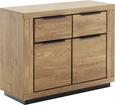 Produktbild von Kommode >GRENO< in Wildeiche geölt, Wildeiche teilmassiv - 102x80x40cm (BxHxT)