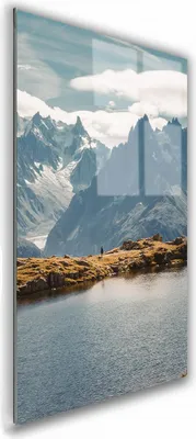 Zdjęcie produktu dla OBRAZ NA SZKLE PROSTOKĄTNY 60x90cm 105 W górach