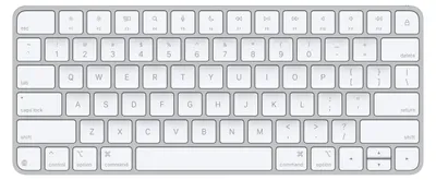 Produktbild von Apple Magic, Mini, Verkabelt & Kabellos, USB + Bluetooth, QWERTY, Weiß
